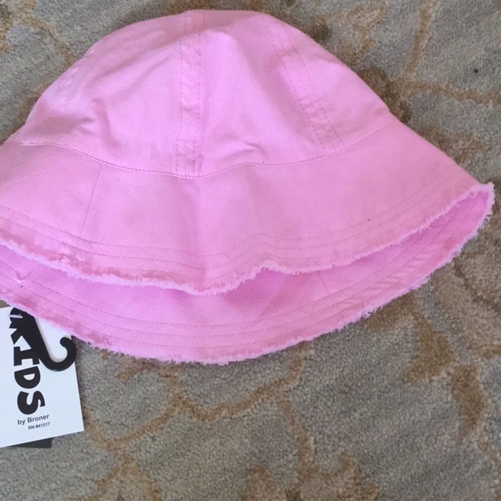 NWT Broner Girls Size 3-6 Years Old Pink Sunhat